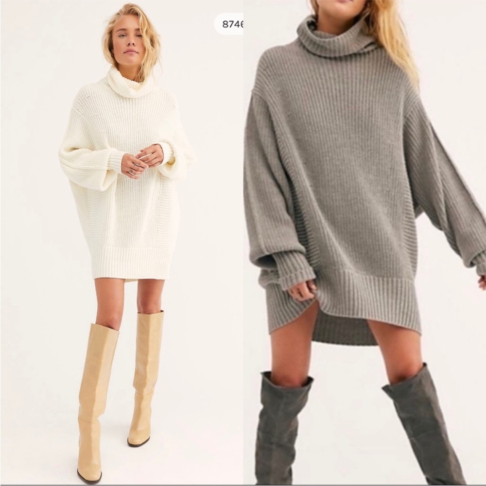 Free People Cocoa Oversized Knit Sweater